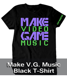 Make Video game Music T-Shirt
