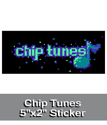 Chip Tunes Sticker
