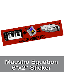 Maestro Equation Sticker
